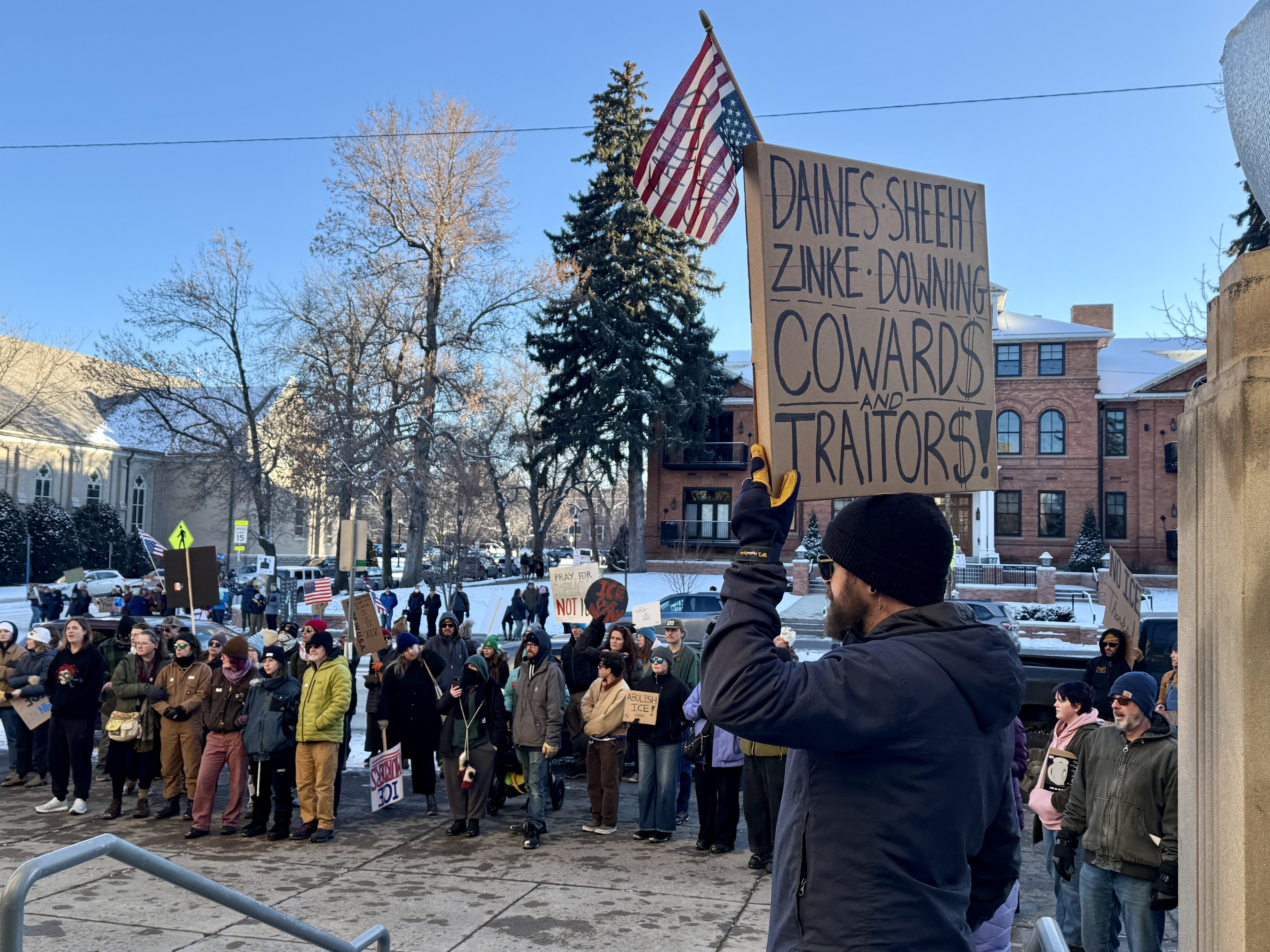Montanans protest ICE, Trump’s immigration policies